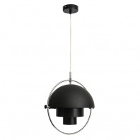 Mercator-Ambrose Pendant - Black / White